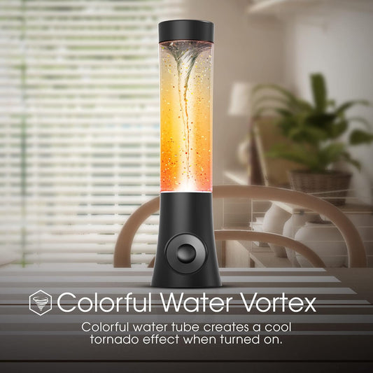 Vortex Tornado TWS Bluetooth Speaker, 7 LED Light Show, Portable Speaker, Tornado Feature, Home and Outdoor Speaker, Rechargeable Speaker