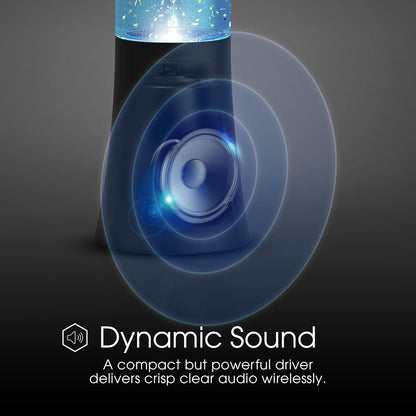 Vortex Tornado TWS Bluetooth Speaker, 7 LED Light Show, Portable Speaker, Tornado Feature, Home and Outdoor Speaker, Rechargeable Speaker
