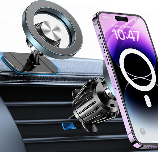 Car Magnet Case Mount, Compatible with iPhones 13, 14, 15, 16, 16 Pro, 16 Pro Max