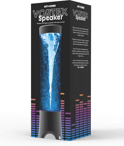 Vortex Tornado TWS Bluetooth Speaker, 7 LED Light Show, Portable Speaker, Tornado Feature, Home and Outdoor Speaker, Rechargeable Speaker