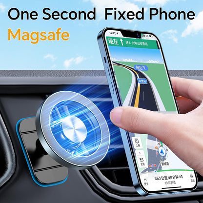 Car Magnet Case Mount, Compatible with iPhones 13, 14, 15, 16, 16 Pro, 16 Pro Max